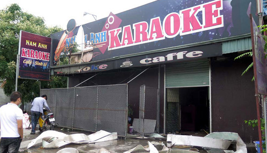 Hải Dương: Hỏa hoạn thiêu rụi một phòng hát của quán karaoke