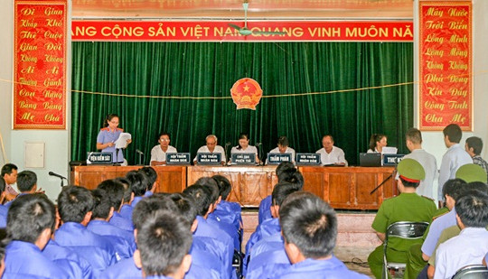 TAND hai cấp tỉnh Nghệ An học tập và làm theo lời Bác