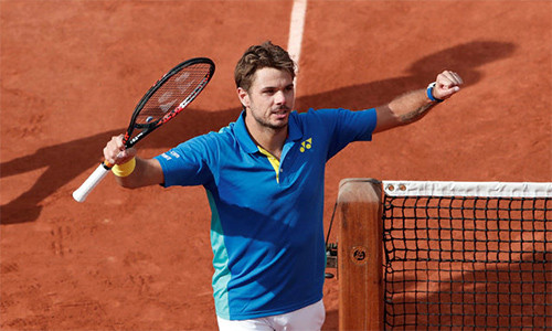 Wawrinka lại gieo sầu cho người Pháp, vào tứ kết Roland Garros