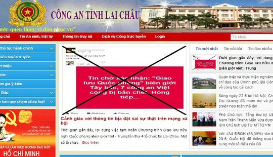 Thông tin 7 cán bộ Công an Lai Châu bị bắn chết là bịa đặt