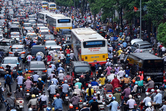 Cấm xe máy trong nội đô, hơn 90% người Hà Nội đồng ý