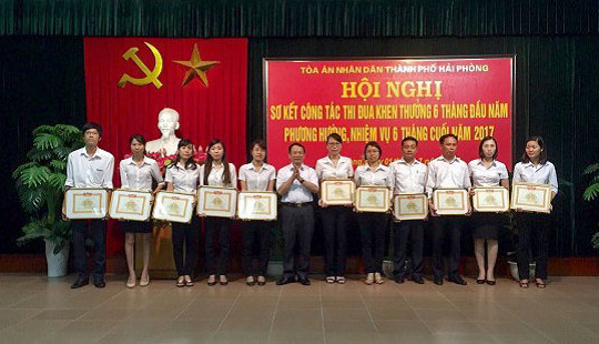 TAND TP. Hải Phòng sơ kết phong trào thi đua 6 tháng đầu năm 2017