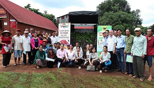 Tập huấn-đào tạo thực hiện mô hình sản xuất và tái canh cà phê bền vững