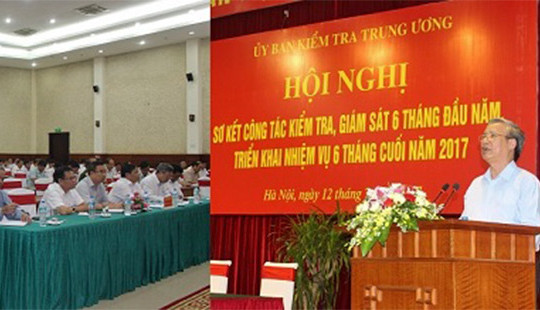 Không có "vùng cấm" trong kiểm tra, giám sát và thi hành kỷ luật Đảng