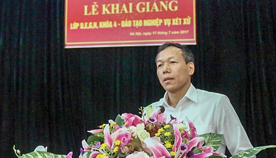 Học viện Tòa án khai giảng khóa 4 đào tạo nghiệp vụ xét xử