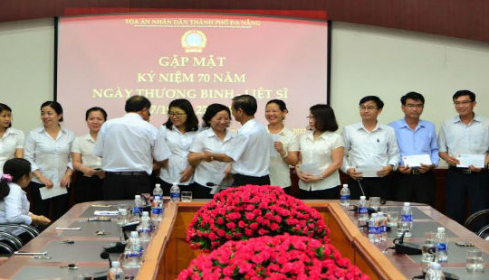 TAND thành phố Đà Nẵng: Giao lưu gặp mặt cán bộ, công chức nhân ngày Thương binh liệt sỹ