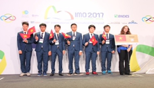 Việt Nam giành 4 huy chương vàng Olympic Toán quốc tế