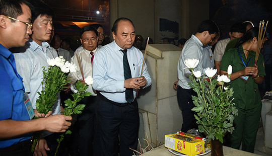 Thủ tướng dự lễ tri ân các anh hùng, liệt sĩ Ngã ba Đồng Lộc