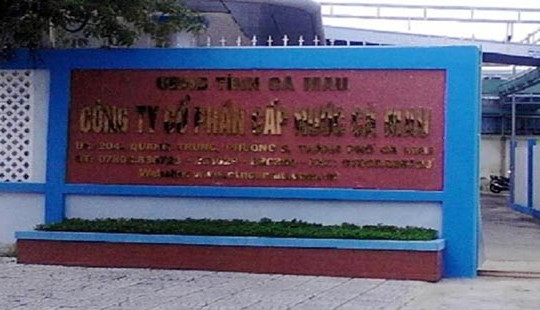 Kỷ luật Đảng nhiều lãnh đạo Công ty Cổ phần Cấp nước Cà Mau