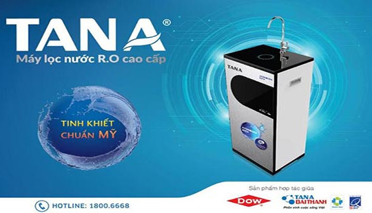 Sản phẩm R.O Tân Á Hydrogen Rich mang đến nguồn nước “tinh khiết chuẩn Mỹ”