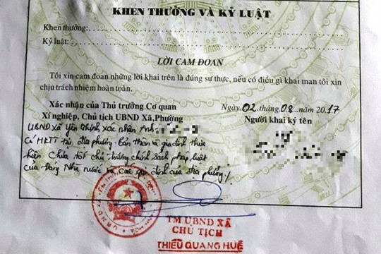 Nam sinh bị trường trả hồ sơ nhập học vì xã phê "lý lịch xấu"