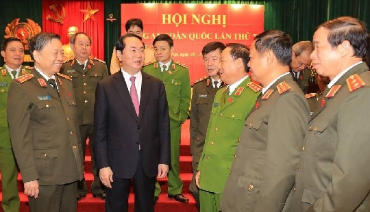 Chủ tịch Trần Đại Quang: Tăng cường bảo đảm an toàn, an ninh mạng trong tình hình mới