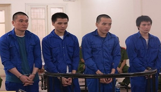 Vận chuyển hơn 20kg ma túy, 4 bị cáo cùng lĩnh án tử