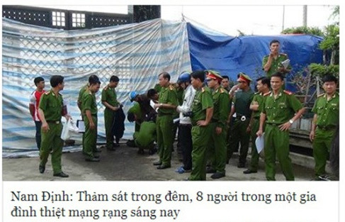 Triệu tập đối tượng tung tin "Thảm sát ở Nam Định"