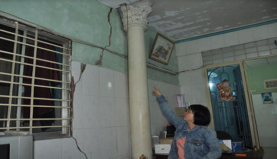 Đất Xanh: Xây dự án làm nứt nhà dân… vẫn “ngang nhiên” thi công