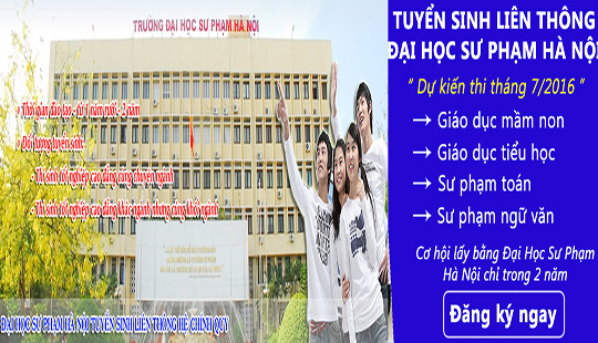 ĐH Sư phạm Hà Nội: Tiếp tục tổ chức thi liên thông tại trường CĐ Sư phạm Hà Tây