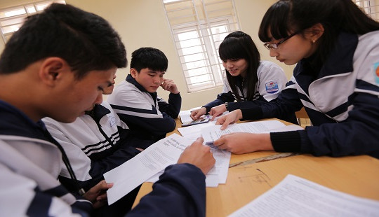 Bến Tre: Đề kiểm tra của học sinh 12 bám sát đề thi tốt nghiệp THPT quốc gia