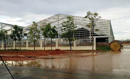 Quảng Nam: Sập nhà xưởng công ty ô tô Trường Hải, 2 công nhân tử vong