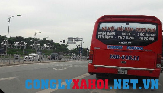 Nam Định: Xe khách trái tuyến bị Sở GTVT "túm gáy"