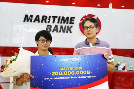 Maritime Bank và Meed trao thưởng 200 triệu cho khách hàng gửi tiết kiệm