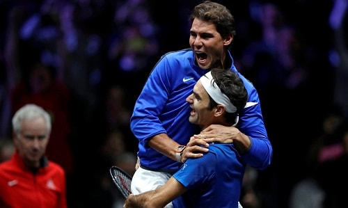 Federer và Nadal sát cánh, giúp tuyển châu Âu giành Laver Cup
