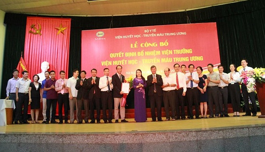 Viện Huyết học và Truyền máu Trung ương có tân Viện trưởng