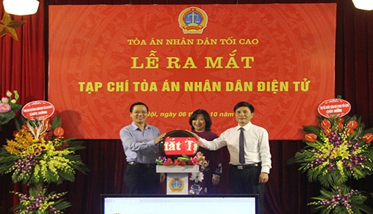 Ra mắt Tạp chí Tòa án nhân dân điện tử