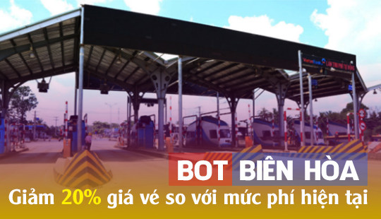 4 xã khi qua trạm BOT Biên Hòa sẽ được miễn phí 100% giá vé