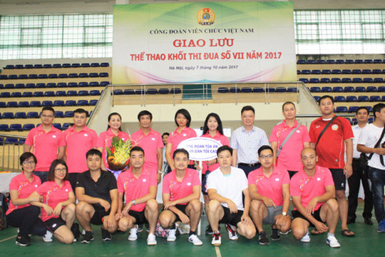 Giao lưu thể thao Khối thi đua số VII Công đoàn viên chức Việt Nam