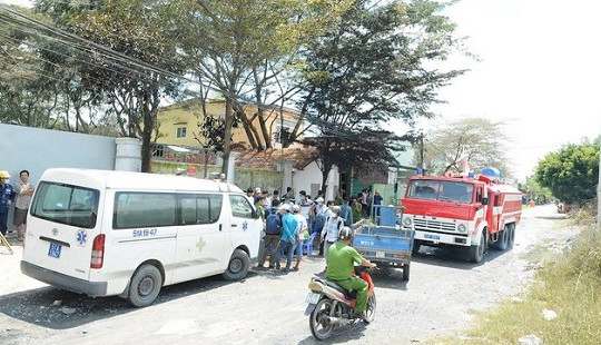 TP.HCM: Rò rỉ lượng lớn khí độc, di tản khẩn cấp khu dân cư và trường học