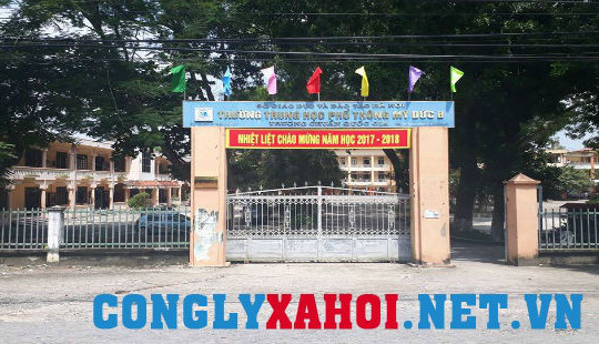 Hà Nội: Yêu cầu trường THPT Mỹ Đức B hoàn trả tiền thu sai cho phụ huynh, học sinh