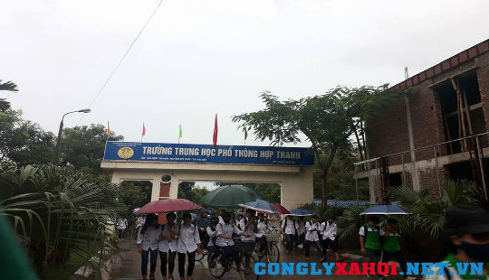Hà Nội: Trường THPT Hợp Thanh hoàn trả tiền thu sai