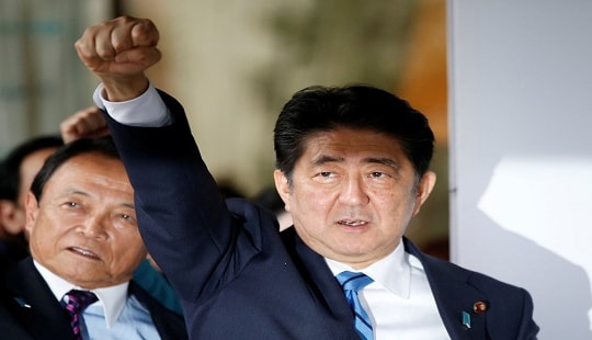 Ông Shinzo Abe tiếp tục được bầu là Thủ tướng Nhật Bản