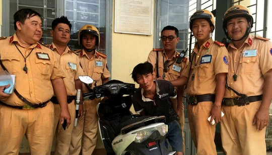 TPHCM: Cảnh sát giao thông truy bắt tội phạm như phim hành động
