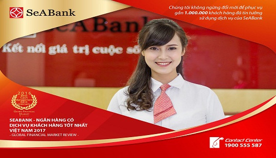 SeaBank đạt giải thưởng quốc tế: “ Dịch vụ khách hàng tốt nhất  Việt Nam năm 2017”