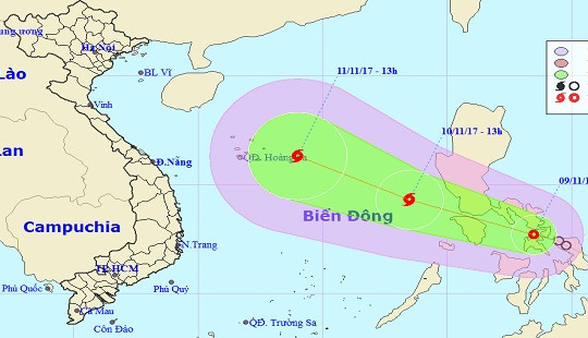 Áp thấp nhiệt đới giật cấp 12, có khả năng mạnh lên thành bão số 13