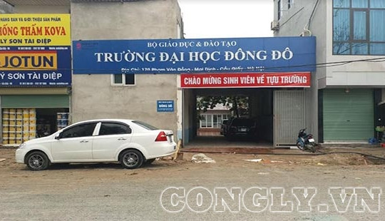 Nhiều khuất tất tại trường Đại học Đông Đô: Lợi dụng chính sách, trục lợi bất chính
