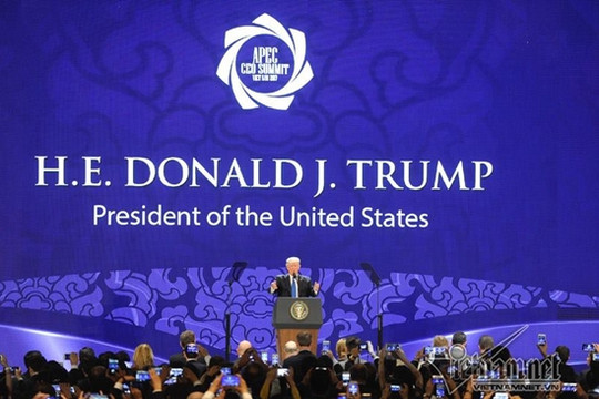 Tổng thống Donald J.Trump nói về Hai Bà Trưng tại CEO Summit 2017