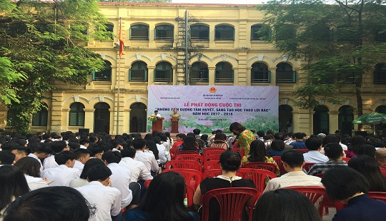 Phát động Cuộc thi “Những tấm gương tâm huyết, sáng tạo học theo lời Bác" năm học 2017 – 2018