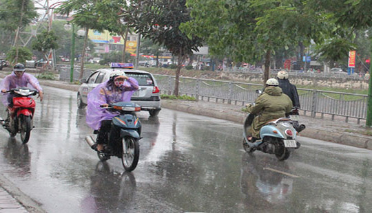 Không khí lạnh tăng cường, miền Bắc chuyển mưa rét