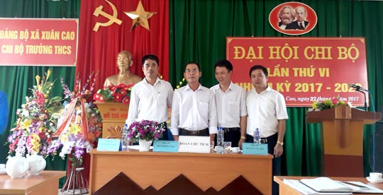 Trường THCS Xuân Cao: Không ngừng nâng cao chất lượng dạy và học