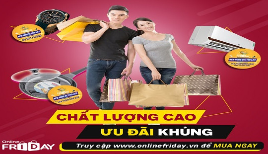 Các thương hiệu lớn mang "sản phẩm đồng hành" đến với Online Friday 2017