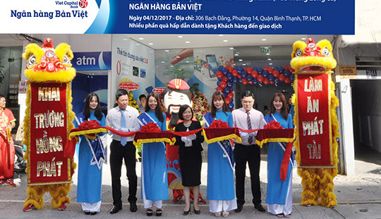 Ngân hàng Bản Việt khai trương địa điểm mới và đổi tên Phòng giao dịch Hưng Long