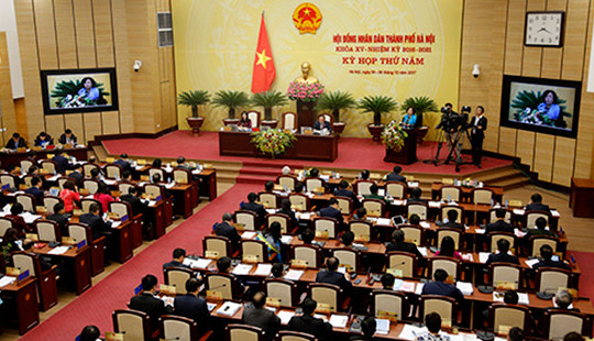 Khai mạc Kỳ họp thứ 5 Hội đồng Nhân dân thành phố Hà Nội
