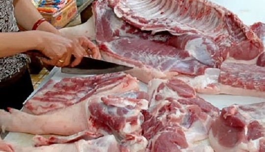 100% mẫu thịt gia súc, gia cầm nhiễm vi khuẩn gây hại đường ruột