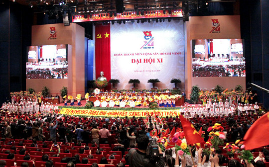 Khai mạc trọng thể Đại hội Đoàn toàn quốc lần thứ XI