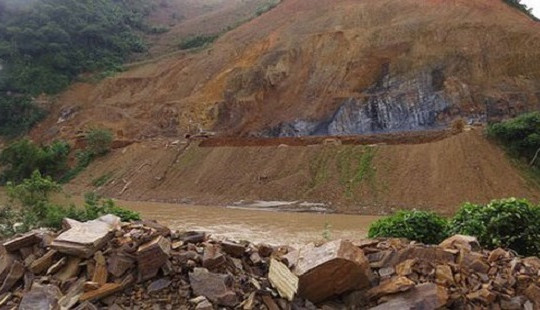 Lai Châu: Sập sàn bê tông thủy điện Nậm Na 1, hai người chết