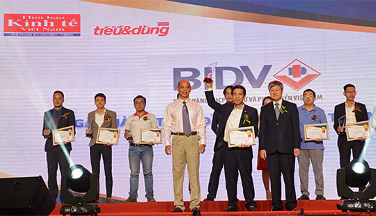 Sản phẩm BIDV đạt giải thưởng Tin và Dùng 2017