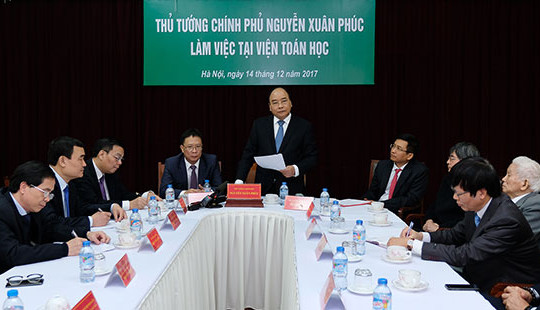 Thủ tướng: Không khắt khe biên chế với người giỏi làm tại Trung tâm nghiên cứu toán học