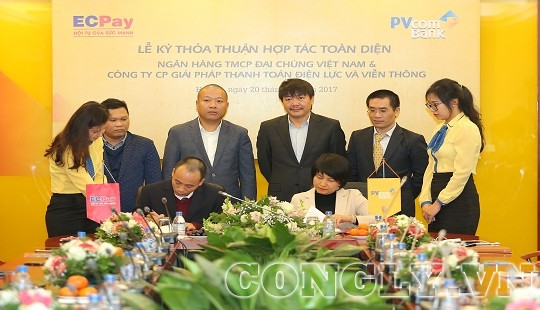PVcomBank và ECPay ký thỏa thuận hợp tác toàn diện